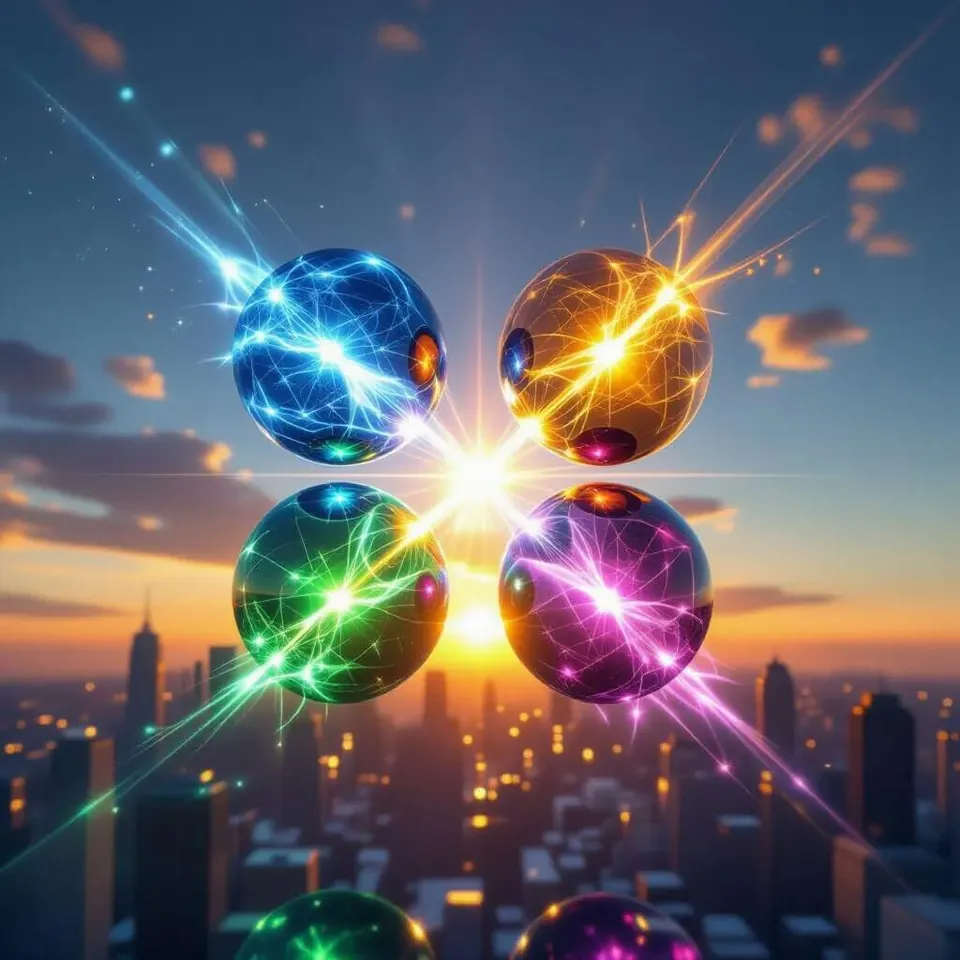 Google Gemini vs Anthropic Claude vs OpenAI ChatGPT vs xAI Grok Cover Illustration